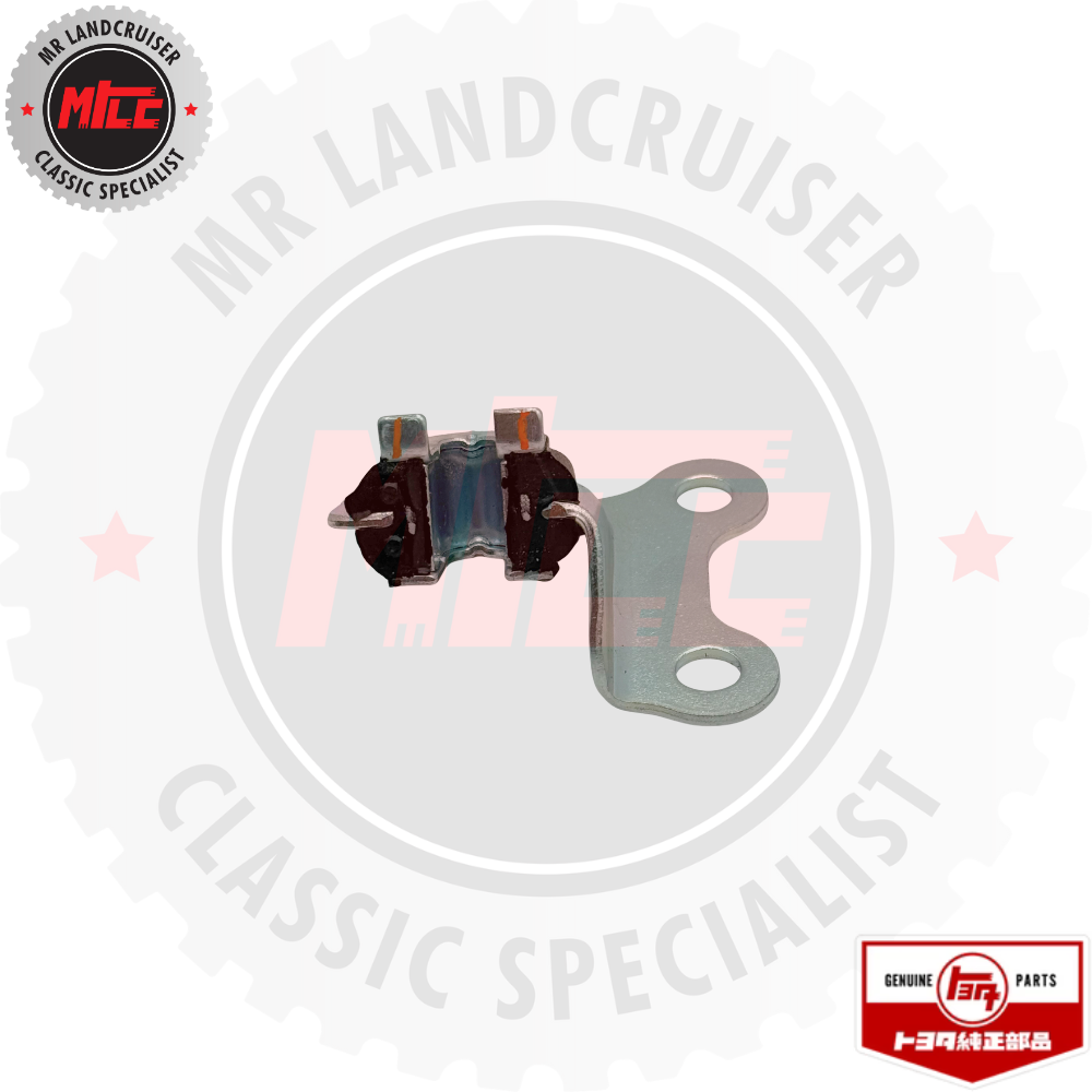 Mechanical part with branding on a white background