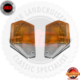 Aftermarket Front Indicator Lamp Assembly suits 70 Series Toyota Landcruiser 12/1984 Onwards