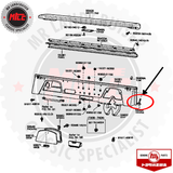 diagram view of Windshield Handle Catch Knob suits 40 Series Toyota Landcruiser