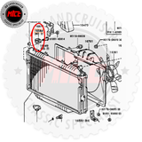 Genuine Radiator Mounting Insulator suits Toyota Landcruiser 60 & 70 Series