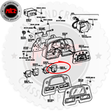 Genuine Toyota Ammeter Gauge – Toyota Landcruiser 40 Series | 50 Amp 24V Dash Mounted | 1980-1984