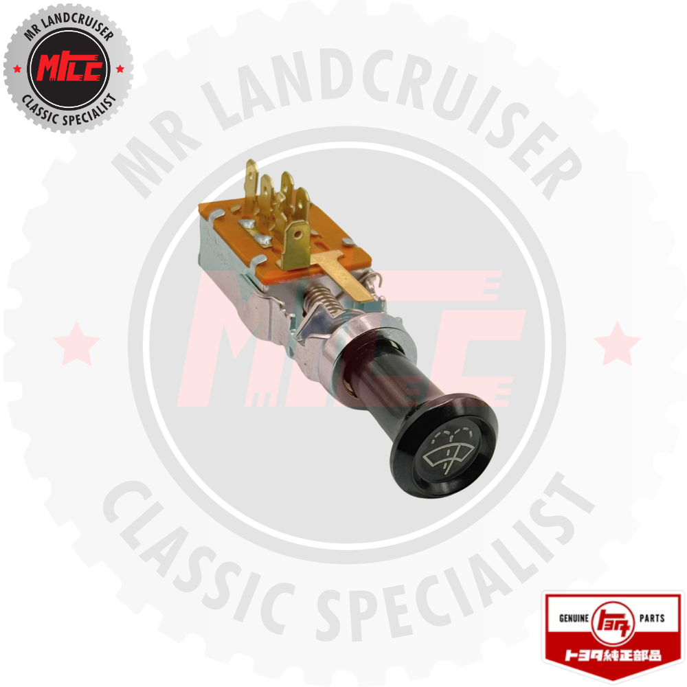 Genuine Windshield Wiper Switch suits Early 40 Series Toyota Landcruiser 1969 - 1974