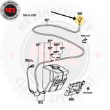 Windshield Washer Nozzle installation diagram