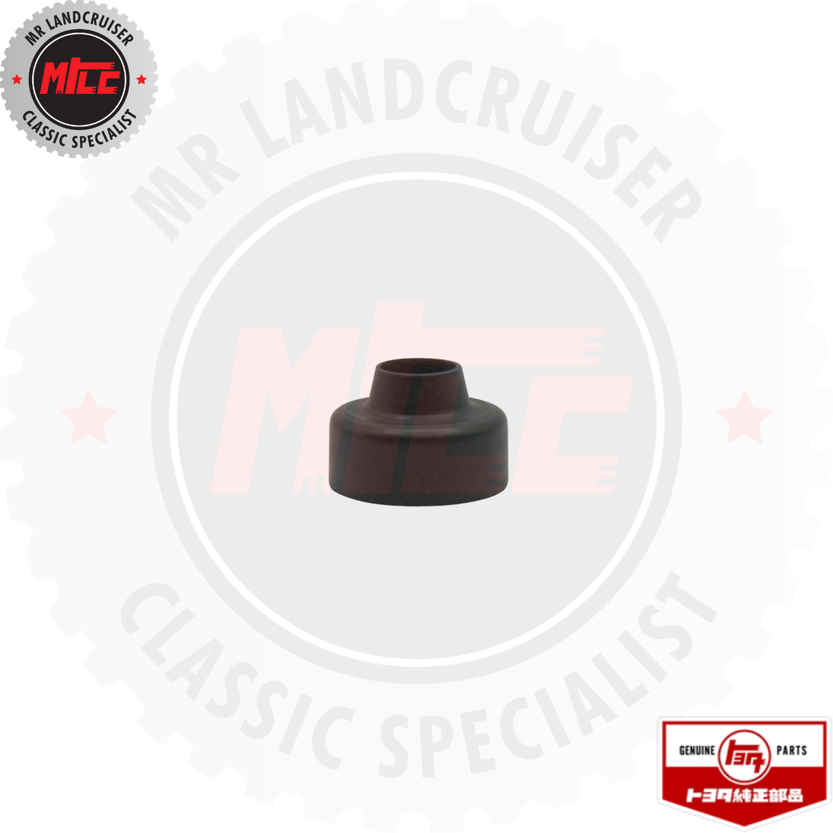 side view of Genuine Toyota Windshield Wiper Pivot Cap suits 60 Series