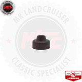 side view of Genuine Toyota Windshield Wiper Pivot Cap suits 60 Series