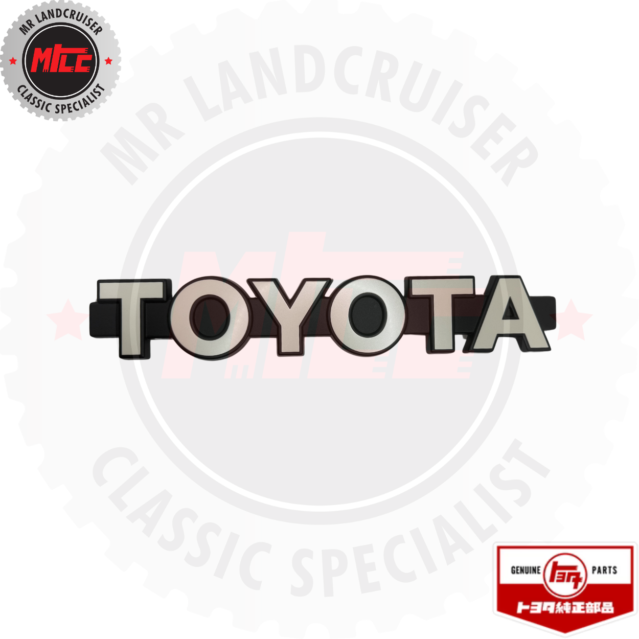 Genuine Toyota Front Grille Badge Emblem suits 60 Series