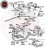 diagram of Heater Hose Straight Union Joint