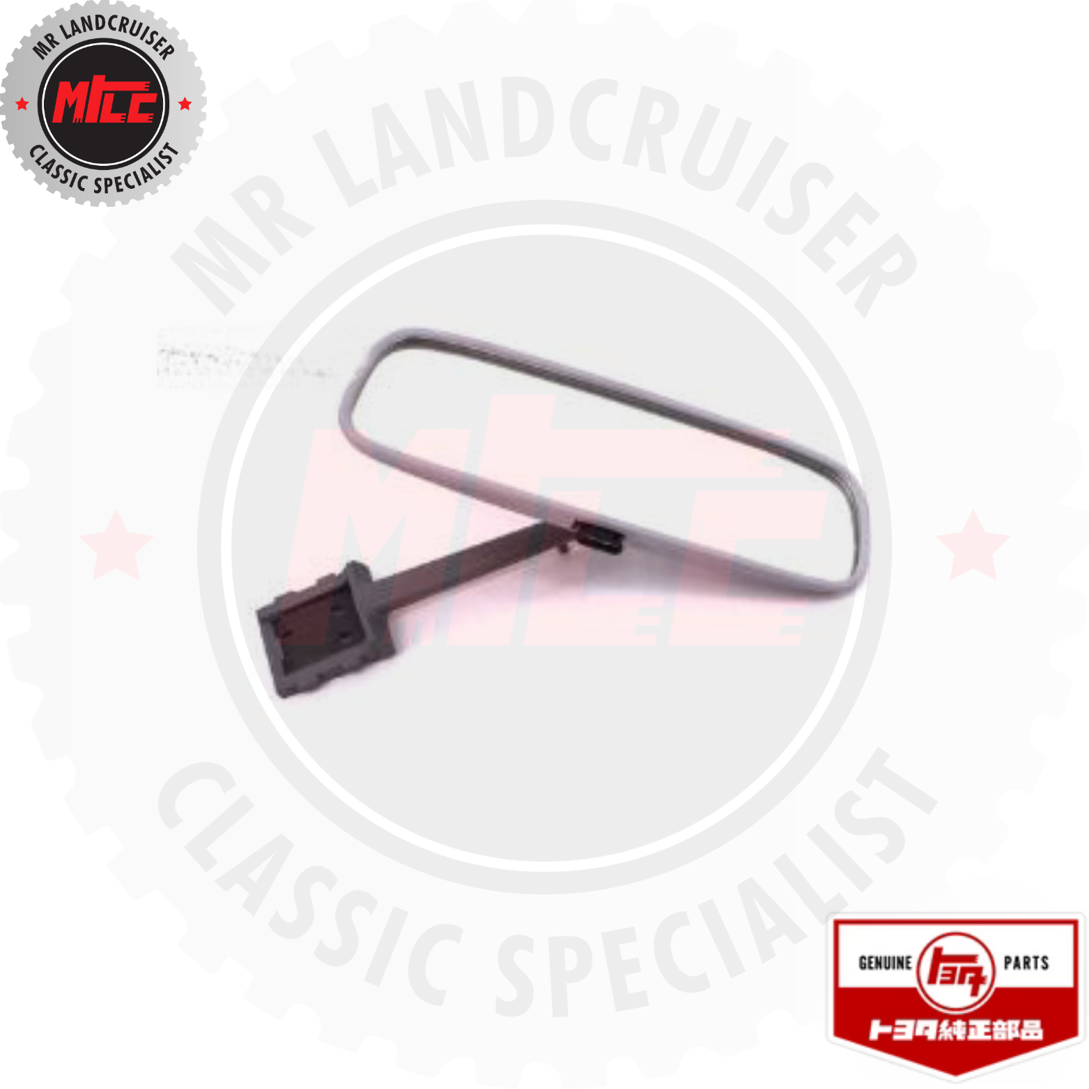 ヴィンテージ☆ルーバーミラー Mirror Assy Interior suits40 Series Toyota Landcruiser 9/1977 - 12