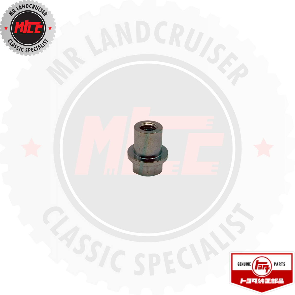 bottom view of Nut Cap Cylinder Head Cover suits 2F Engine 1980 Onwards	