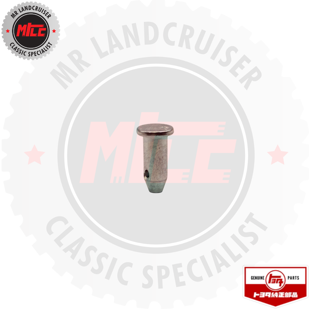 upright view of Genuine Pin Handbrake Cable Rear suits 40 60 & 70 Series Toyota Landcruiser 