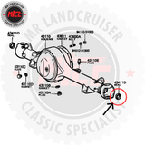 Oil Seal Front Driveshaft suits 40 60 & 70 Series Toyota Landcruiser