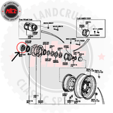 Seal Hub Front Axle suits 40 Series Toyota Landcruiser