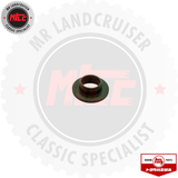 side view of Genuine Bush Hand brake Equalizer Bracket  suits 70 Series Toyota Landcruiser 