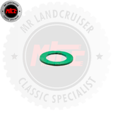 side view of Gasket Sump Plug 18MM suits 40 60 & 70 Series Toyota Landcruiser
