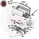 40 and 55 Series Demister Clip diagram