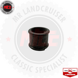 Black rubber bushing on a white background with 'MR Landcruiser Classic Specialist' branding.