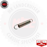 side angle view of Genuine Toyota Spring Clutch & Release Fork suits 40 & 60 Series Landcruiser 	