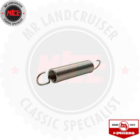 side view of Genuine Toyota Spring Clutch & Release Fork suits 40 & 60 Series Landcruiser 	