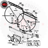 genuine Toyota Wiper Arm Left suits Toyota Landcruiser 60 Series diagram