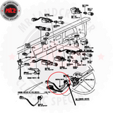 Genuine Toyota Ignition Switch 4 Pin installation diagram