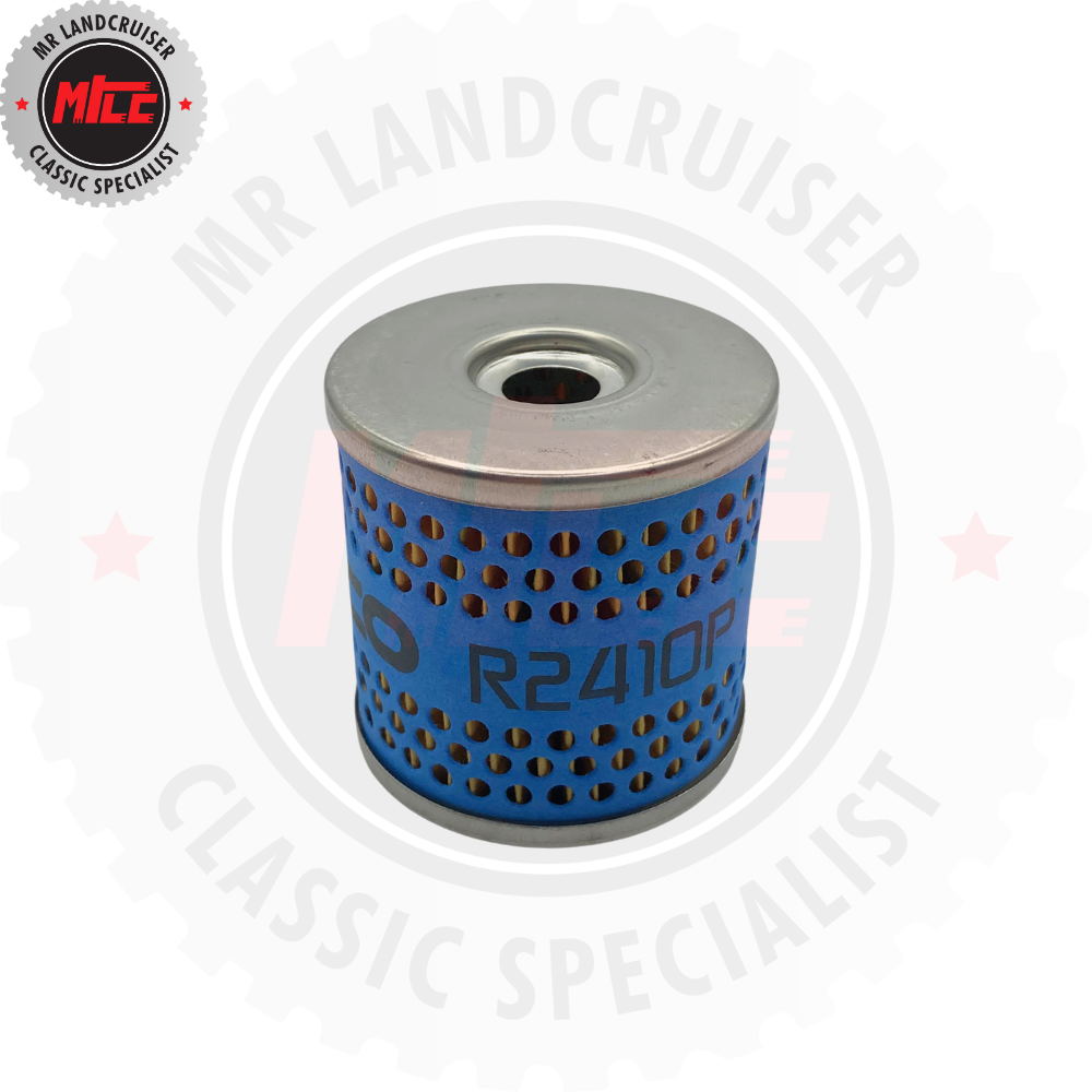 top view of Ryco High Performance Fuel Filter R2410P suits 40 Series Toyota Landcruiser 1979 - 8/1980