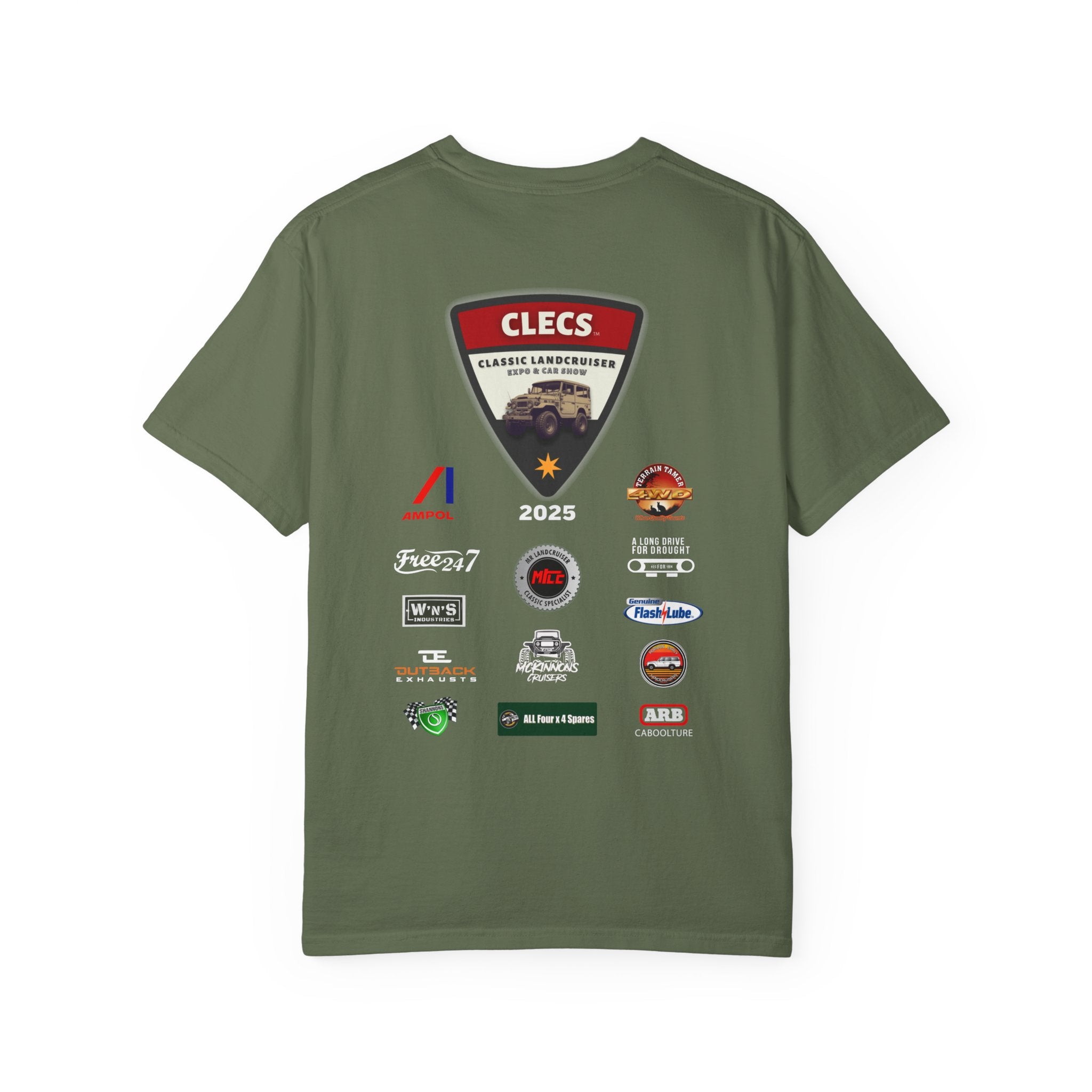 CLECS 2025 Crew Neck Short Sleeve T-Shirt - Sage – Mr Landcruiser