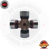 Front view of Universal Joint Kit Front & Rear suitable for 40 & 45 series Toyota Landcruiser with packaging and seals
