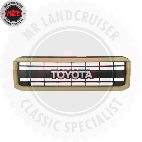 Coded Grille Sandy Taupe Colour Suitable for Landcruiser 79 Series - Aftermarket 