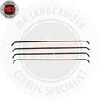 Door Belt Weatherstrip Set suits Early 40 Series Toyota Landcruiser 1974 - 1978