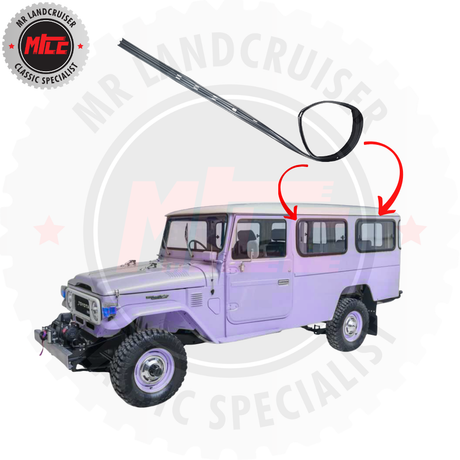 Aftermarket Sliding Glass Bailey Channel suits 40 Series Toyota Landcruiser Troopy