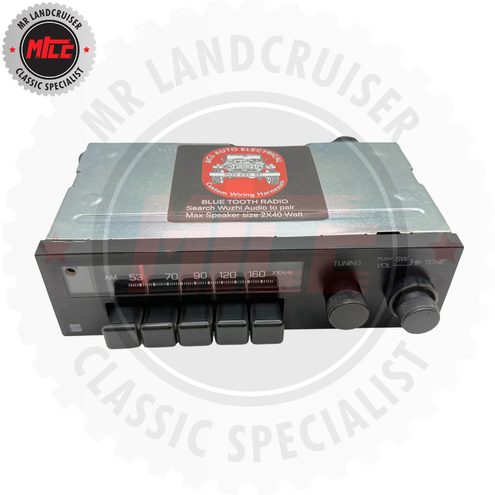 40 Series Remanufactured Genuine Radio with Bluetooth Internals suits HJ & FJ models *EXCHANGE UNIT*
