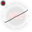 Door Belt Weatherstrip Inner or Outer suits 40 Series Toyota Landcruiser with NO 1/4 Windows - Stainless Steel Trim