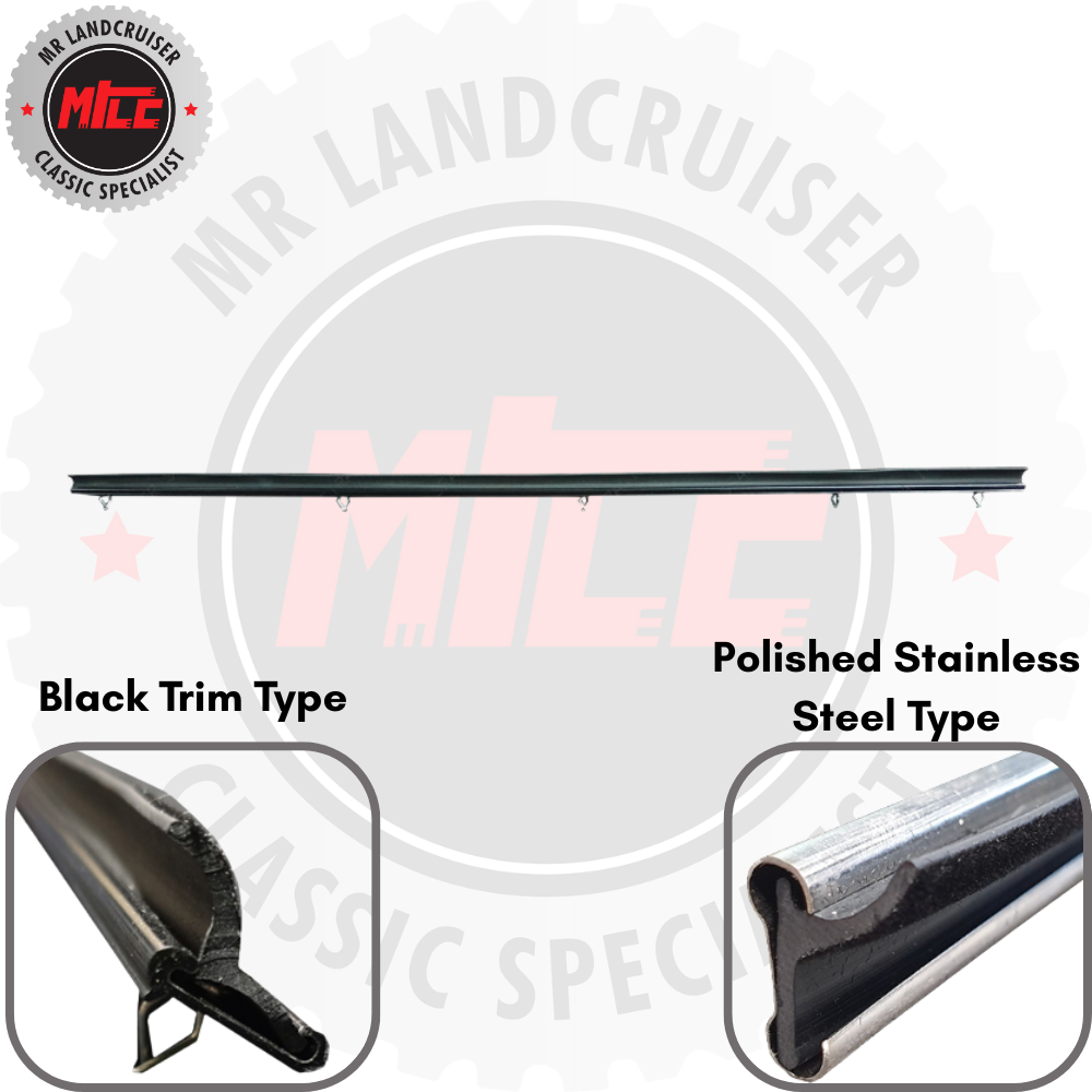Front Door Belt Inner Weatherstrip Suits Toyota Landcruiser 60 Series Wagon