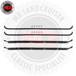 Door Belt Weatherstrip Kit Inner & Outer suits 40 Series Toyota Landcruiser - Full Glass Windows