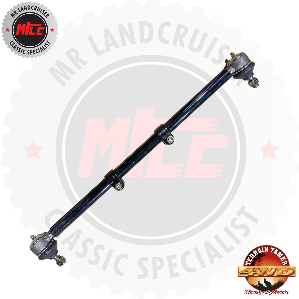 Black metal shaft with MLE branding on a white background