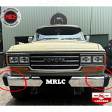 Genuine Toyota Extension Left & Right Front Bumper Bar installed on a 60 Series