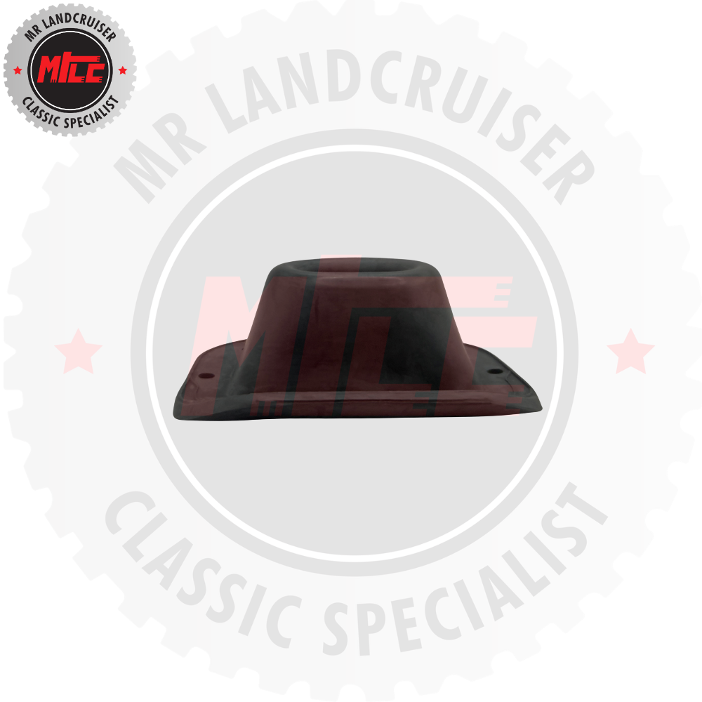 side view of Aftermarket Transfer Case Gear Lever Boot suits 40 & 55 Series Toyota Landcruiser 1974 - 1982