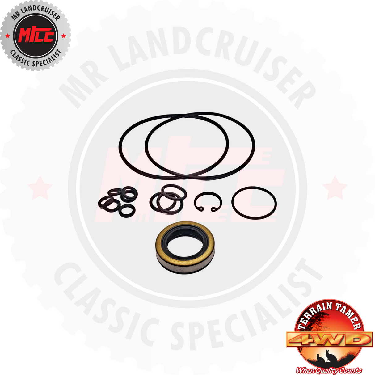 HJ60 Power Steering Pump Gasket & Seal Kit 8/1980 - 12/1984