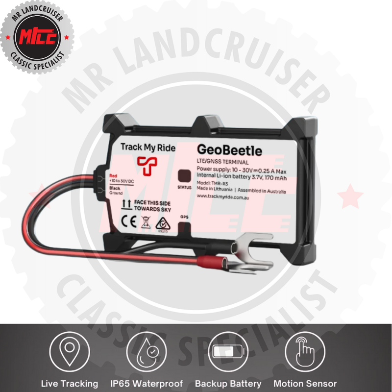 track my ride live tracker for Toyota Landcruiser