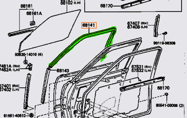 Diagram of Bailey channel location 