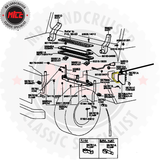 Kick vent seal 40 Series 1964 - 1984