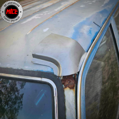 60 Series Toyota Landcruiser LOW Top Front Roof Corner Repair panel