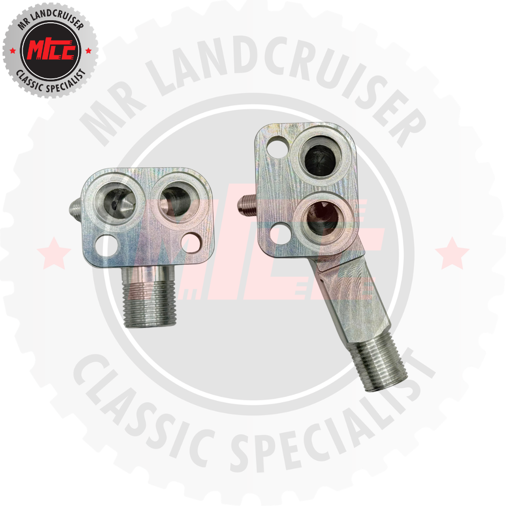 MRLC CNC Aircon Compressor Manifold Set suits Genuine Pad Mount Compressor Australian made.