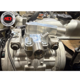 MRLC CNC Aircon Compressor Manifold Set suits Genuine Pad Mount Compressor Australian made.