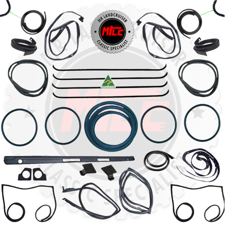 Cab Rubber Kit suits 40 Series Toyota Landcruiser Shorty