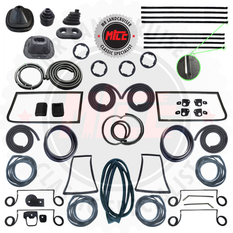 A Rubber Seal Kit suits FJ55 Toyota Landcruiser 