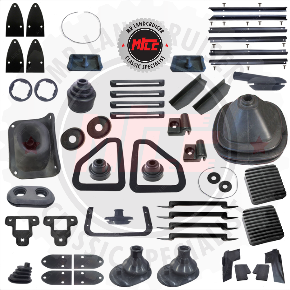 76 Piece Supplementary Rubber Seal Kit suits Toyota Landcruiser 40 Series 1982–1984