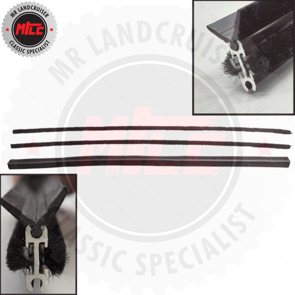 Sliding Glass Divider Seal Replacement Insert Kit suits 70 Series Toyota Landcruiser FJ70