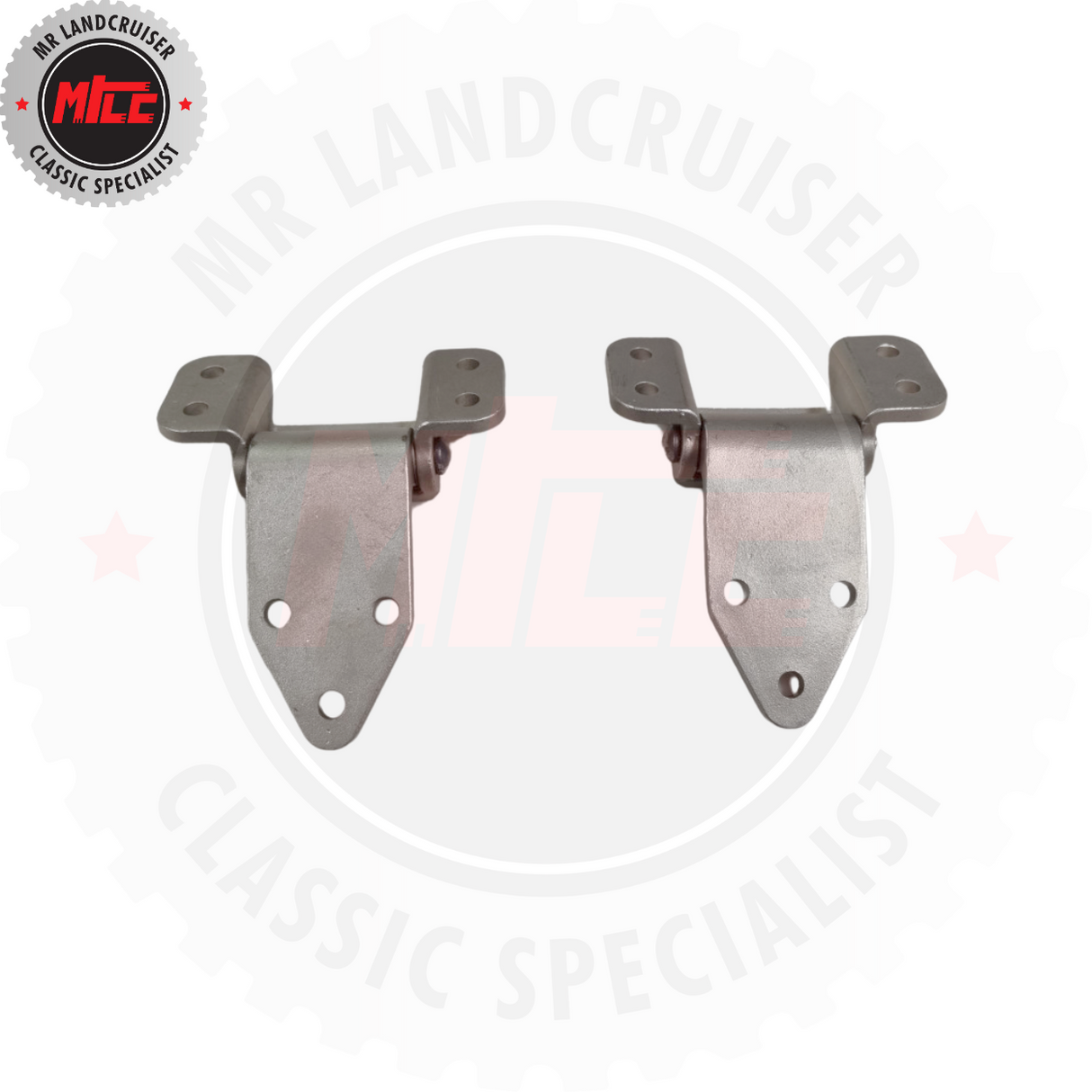 rear view of Barn Door Lower Hinges To Suit Toyota Landcruiser 40 Series (FJ40)