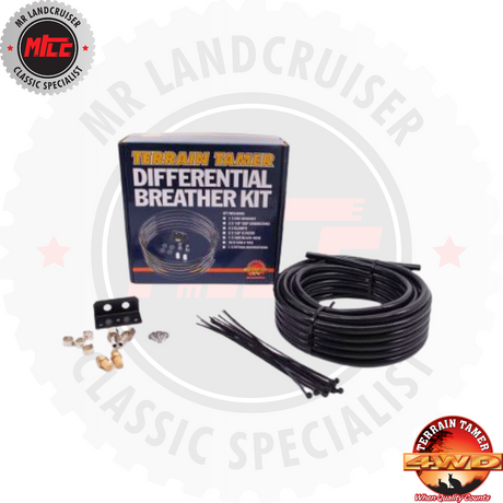 Diff Breather Kit 2 Port suits Toyota Landcruiser BJ60